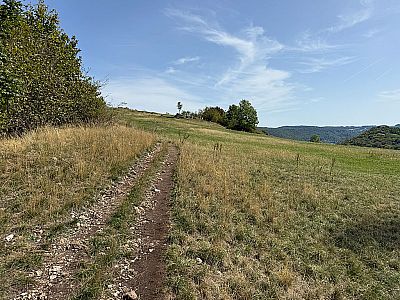 ...und wandern zum Aussichtspunkt hinauf