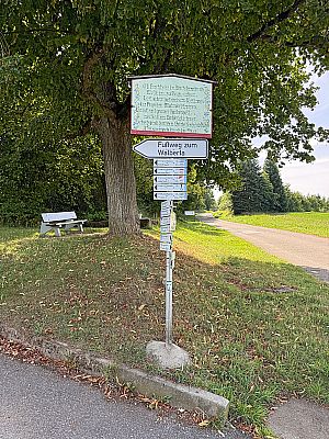 Wenig später biegen wir nach links...