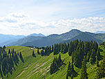 Blick zum Schinder und zum Risserkogel