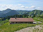 Blick zurück zur Hintermaueralm