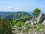 Blick über die Bergstation zum Setzberg