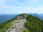 Blick nach Osten in Richtung Wendelstein, ...