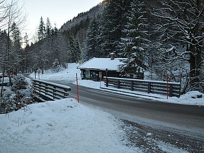 Der Start am Parkplatz Hufnagelstube