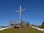 ...zum großen Gipfelkreuz am Wandberg