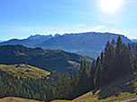 Blick zum Kaisergebirge