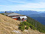 Blick über die Bergstationzum Karwendel