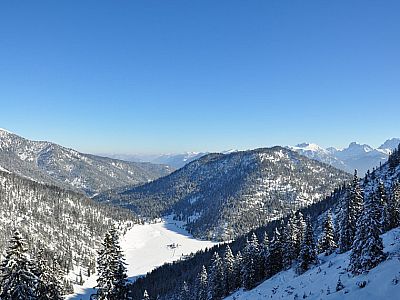 Im Tal die Esterbergalm