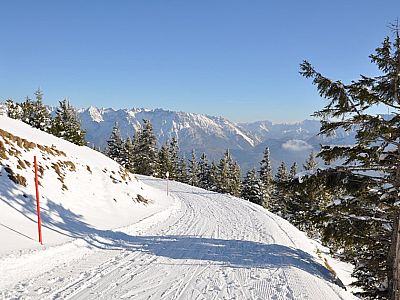 Abfahrt über die...