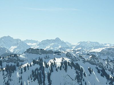 Hinter dem Besler (1680 m) der Widderstein (2533 m)