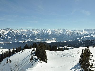 Blick zurück zu unserem Rastplatz