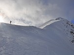 Der Talabschluss zum Joch ist recht steil