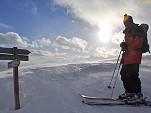 Eiskalter Wind weht über das Wannser Joch