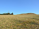 Blick hinauf zum Weiherberg