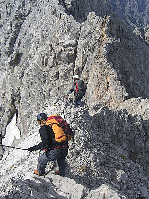 ...und Klettereien lösen sich ab