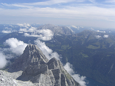Blick über die Watzmannkinder