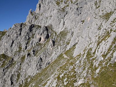 Noch ein paar Meter nach Westen, dann...