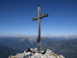 Das Gipfelkreuz des Großen Waxensteins