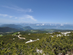 Der Blick nach Südwesten auf das Etschtal