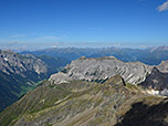 Blick zu den Tuxer Alpen