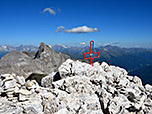 Gipfelkreuz mit Tribulaun