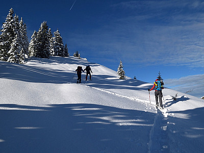 Viel schöner kann Schneeschuhwandern nicht sein