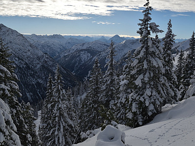 Immer mehr Gipfel werden im Südwesten sichtbar