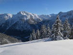 Die Zugspitze wird im Südosten sichtbar