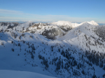 Rechts die Große Klammspitze