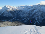 Zurück geht es auf dem Aufstiegsweg