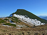 Blick vom Sattel zum Geigelstein