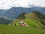 ...oberhalb der Spitzingalmen...