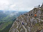 Allein ist man am Wendelstein nie