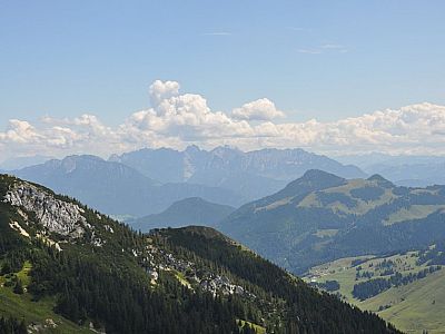 Letzter Blick zum Kaisergebirge