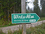 ...und schlagen den Weg zur Wirtsalm ein