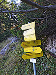 ...erreichen wir am Fuße der Wendelstein-Westwand einen Abzweig