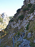 Vom Panoramaweg wandern wir hinunter...