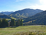 Blick zum Kühgundkopf und zum Iseler