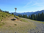 Noch vor der Brentenalpe verlassen wir den Querweg...