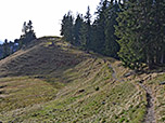 ...und sanft bergauf Richtung Rosskopf