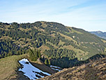 Blick zum Wertacher Hörnle