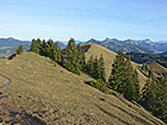 Blick über den weiteren Kammverlauf