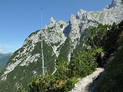 Blick zur Viererspitze