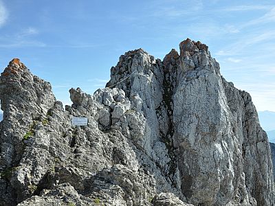...  Karwendelklettersteigs, den wir nicht begehen.
