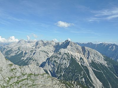Die Pleisenspitze am Eingang zum Karwendeltal