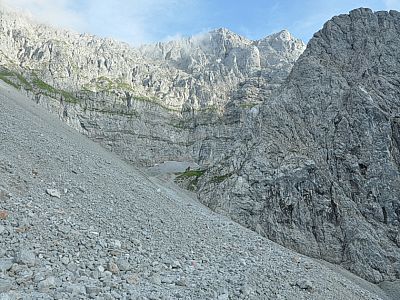 Blick zurück ins Dammkar