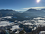 Blick über Reit im Winkl zum Unterberghorn...