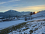 Mit Blick auf das Kaisergebirge...