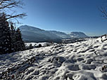 Blick zum Unterberghorn und zum Kaisergebirge