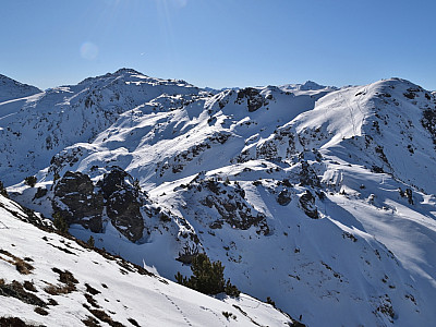 Der Marchkopf, unweit des Skigebiets im Südwesten