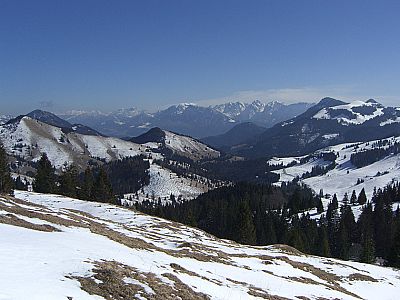Schöne Aussicht Richtung Steinberge